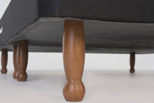 Platform Top Divan Bed Base on Skittle Wooden Legs