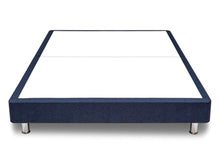 Platform Top Divan Bed Base on Chrome Metal Legs