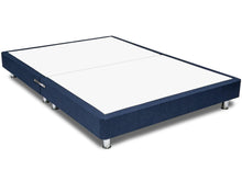 Platform Top Divan Bed Base on Chrome Metal Legs
