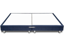 Platform Top Divan Bed Base on Chrome Metal Legs